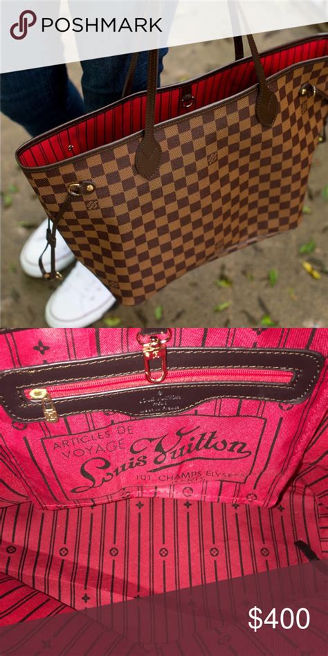 lv red and brown purse|louis vuitton purse red inside.